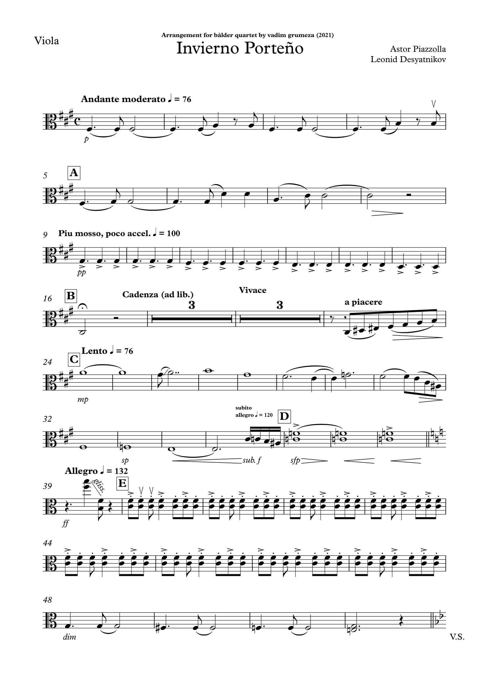 Astor Piazzolla - Invierno Porteño sample